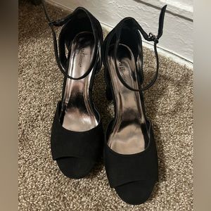 Platform Black Heels